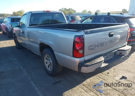 2007 Chevrolet Silverado 1500 Classic Work Truck из США, поврежденный, VIN 3GCEC14X37G233399
